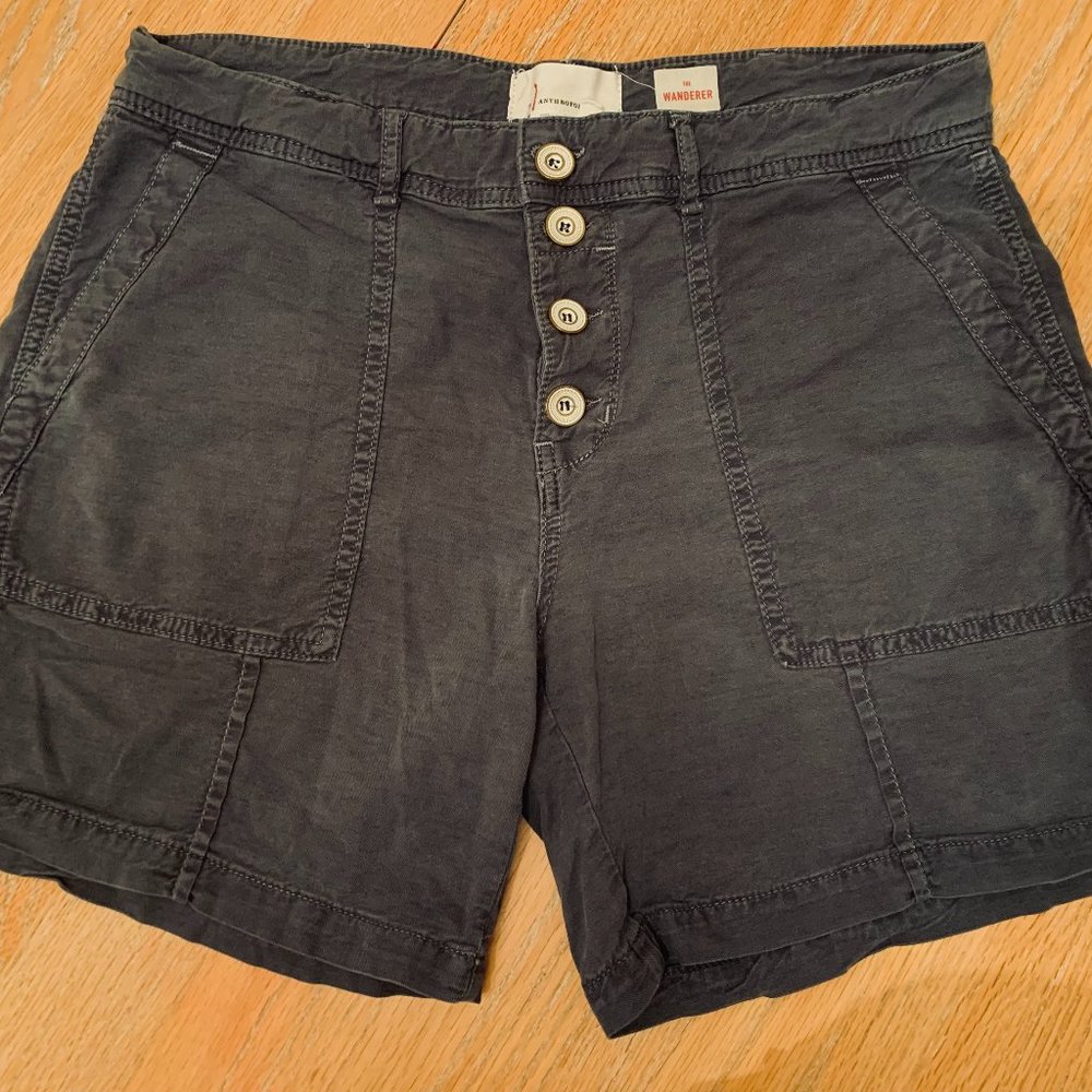 Anthropologie The Wanderer Shorts in Dark Gray